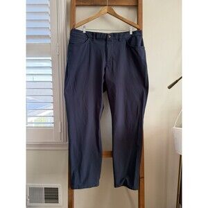 Men’s Patagonia 38x32 Quandary Pants Grey Hiking Cargo Pockets Nylon